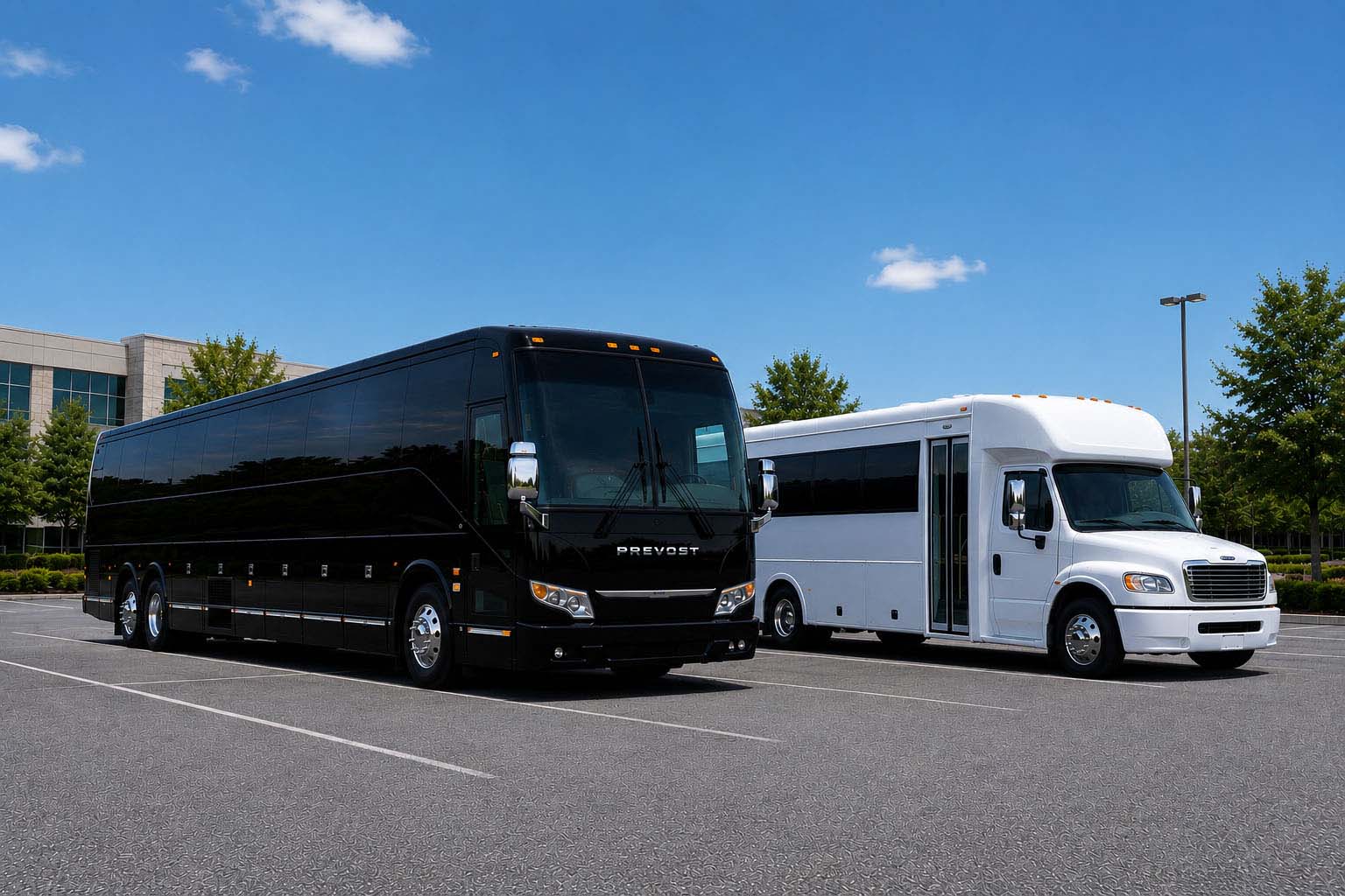 Charter bus rental in Hillsboro, OR
